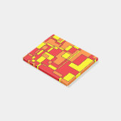 Abstract brick-patroon post-it® notes (Schuin)