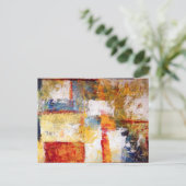 Abstract Briefkaart (Staand voorkant)