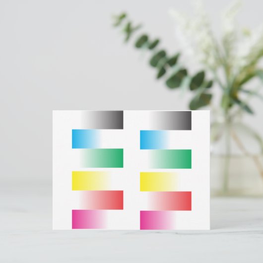 abstract briefkaart (Staand voorkant)