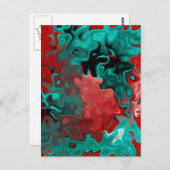 Abstract Briefkaart (Voorkant / Achterkant)