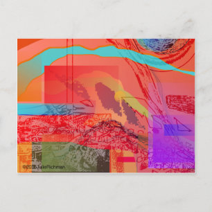 Abstract briefkaart buitenruimte