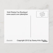 Abstract Briefkaart egel (Achterkant)