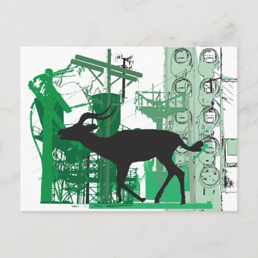 Abstract Briefkaart Impala (Voorkant)