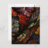 Abstract Briefkaart voor kleurenharmonie (Voorkant / Achterkant)