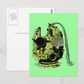 Abstract Briefkaart voor robokopkleuring (Voorkant / Achterkant)