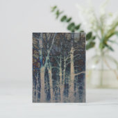 Abstract Briefkaart winter (Staand voorkant)