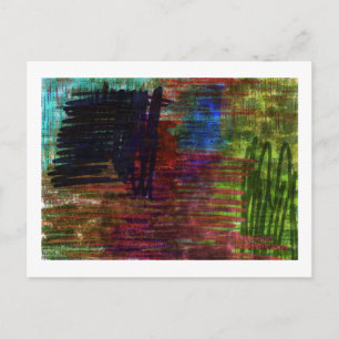 Abstract Briefkaart zonder titel