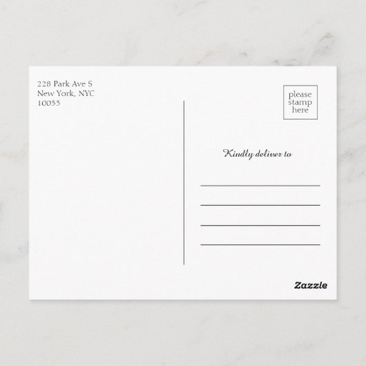 Abstract Bruiloft Bewaar de Datum Uitnodigingen | (Achterkant)