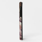 Abstract Bruin Bloemmotief 2 Case-Mate iPhone Case (Achterkant/links)
