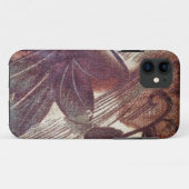 Abstract bruin Floral Design 1 Case-Mate iPhone Case (Achterkant (horizontaal))