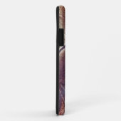 Abstract bruin Floral Design 1 Case-Mate iPhone Case (Achterkant/rechts)