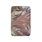Abstract bruin Floral Design 2 Badmat (Voorkant Verticaal)