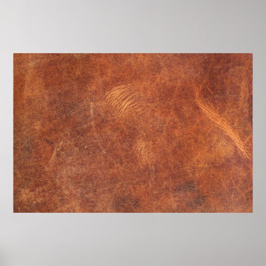 abstract bruin leder, achtergrondleder,t poster (Voorkant)