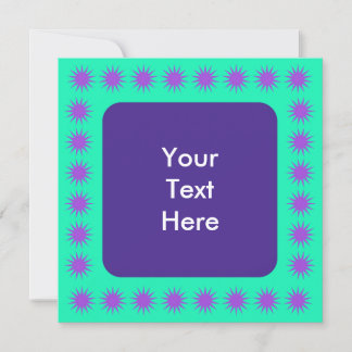 Abstract Burst Border Square Kaart