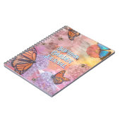 Abstract Butterfly Personalized Garden Journal (Côté gauche)