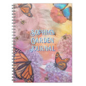 Abstract Butterfly Personalized Garden Journal (Devant)