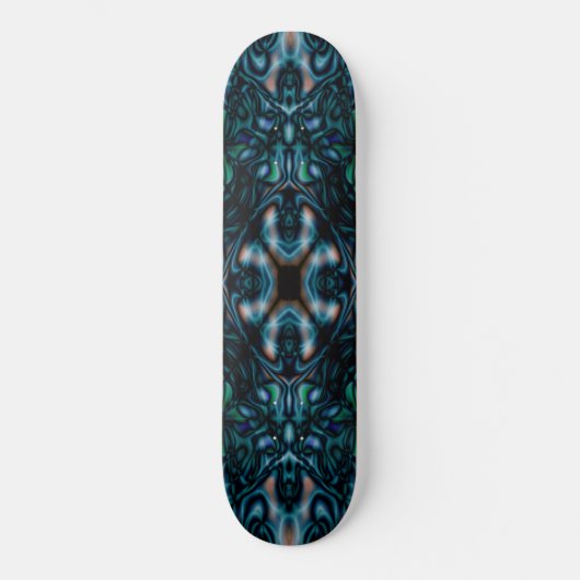 Abstract caleidoscoop skateboard (Voorkant)