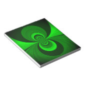 Abstract caleidoscooppatroon voor Bright Groovy Notitieblok (Schuin)
