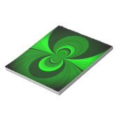 Abstract caleidoscooppatroon voor Bright Groovy Notitieblok (Gedraaid)