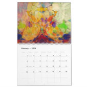 Abstract Calendar Kalender (Feb 2026)
