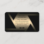 Abstract cameralens visitekaartje (Achterkant)