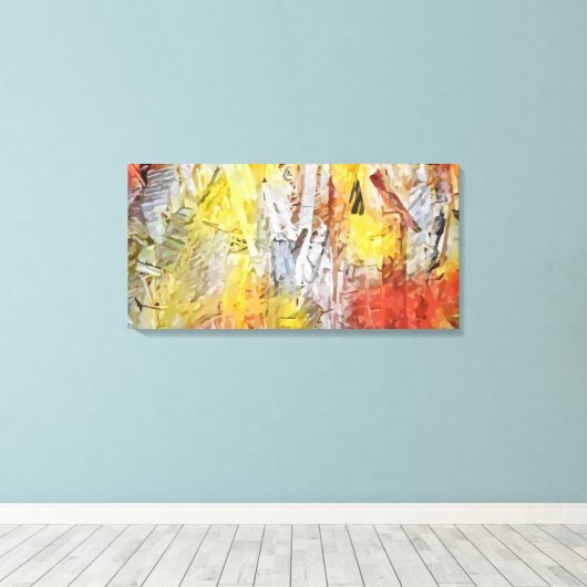 Abstract Canvas Afdruk (Insitu (Houten vloer))