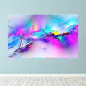 Abstract Canvas Afdruk (Insitu (Houten vloer))