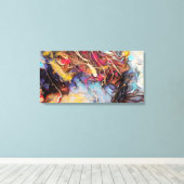 Abstract Canvas Afdruk (Insitu (Houten vloer))