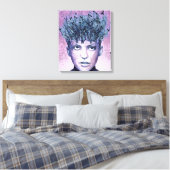 Abstract Canvas Afdruk (Insitu (Slaapkamer))