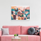 Abstract Canvas Afdruk (Insitu (Woonkamer))