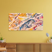 Abstract Canvas Afdruk (Insitu (Woonkamer))