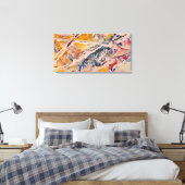 Abstract Canvas Afdruk (Insitu (Slaapkamer))