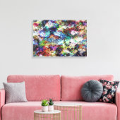 Abstract Canvas Afdruk (Insitu (Woonkamer))