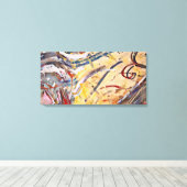 Abstract Canvas Afdruk (Insitu (Houten vloer))