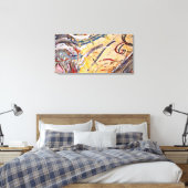 Abstract Canvas Afdruk (Insitu (Slaapkamer))