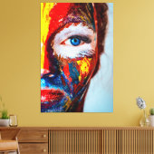 Abstract Canvas Afdruk (Insitu (Woonkamer))