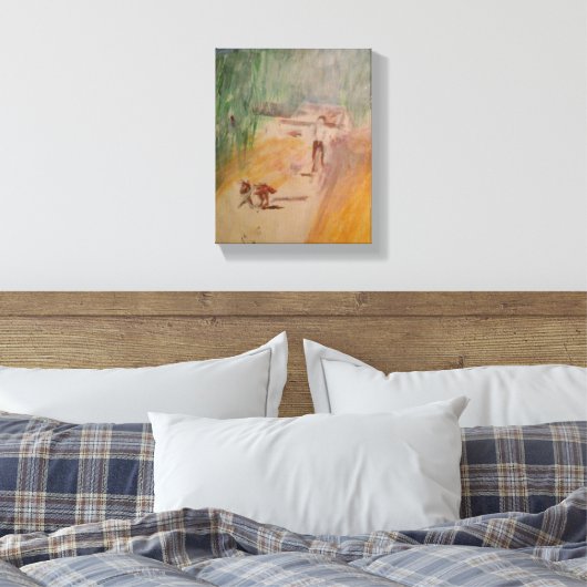 Abstract Canvas Afdruk (Insitu (Slaapkamer))