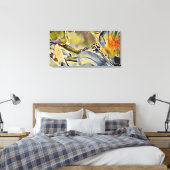 Abstract Canvas Afdruk (Insitu (Slaapkamer))