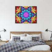 Abstract Canvas Afdruk (Insitu (Slaapkamer))