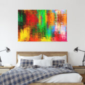 Abstract Canvas Afdruk (Insitu (Slaapkamer))
