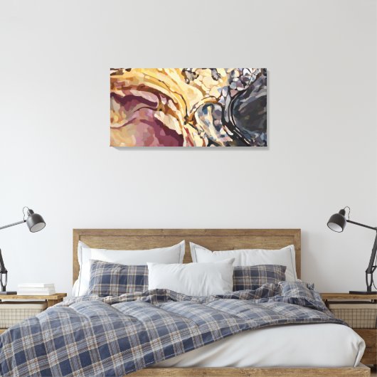 Abstract Canvas Afdruk (Insitu (Slaapkamer))