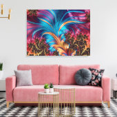 Abstract Canvas Afdruk (Insitu (Woonkamer))