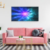 Abstract Canvas Afdruk (Insitu (Woonkamer))