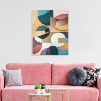 abstract canvas afdruk