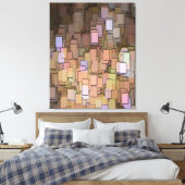 abstract canvas afdruk (Insitu (Slaapkamer))