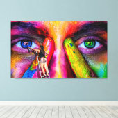 Abstract Canvas Afdruk (Insitu (Houten vloer))