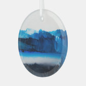 Abstract canvas: moderne kunsttextuur. glas ornament (Voorkant links)