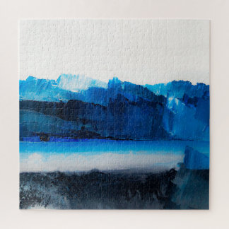 Abstract canvas: moderne kunsttextuur. legpuzzel