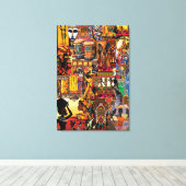 Abstract Canvas Wall Art – Modern Gallery Home Déc (Insitu (Houten vloer))