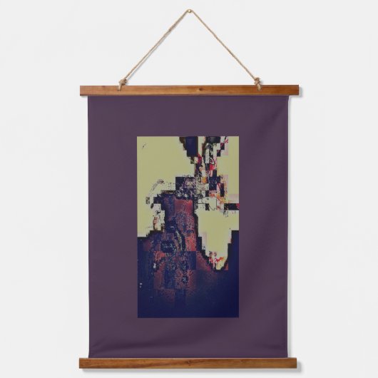 abstract cell hangend wandkleed (Voorkant)